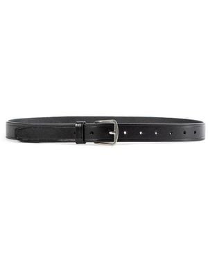 Ann Demeulemeester Willow 2,5 Cm Belt Oily Calf Skin - White