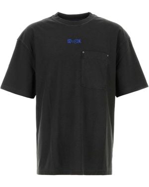 HUGO Slate Cotton T Shirt - Black
