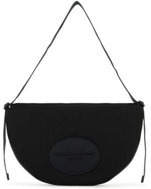 Alexander Wang Canvas Large Bo Shoulder Bag - Black