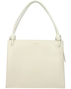 Jil Sander Handbag Giro Leather/Eggshell - Natural
