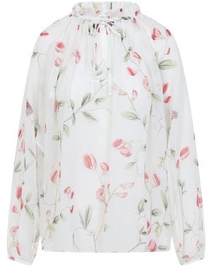 Giambattista Valli Silk Blouse - White