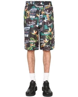 Givenchy Silk Bermuda Shorts For - Black