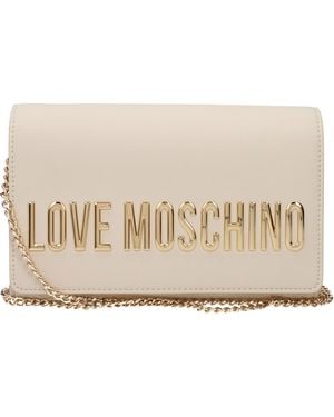 Love Moschino Pochette Donna Poliuretano/Avorio - Natural