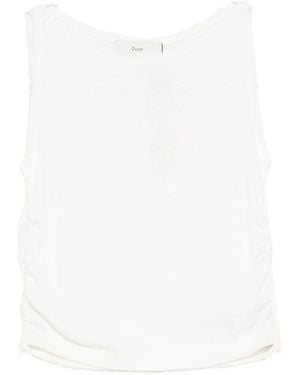 DUNST Nylon-Blend Top - White