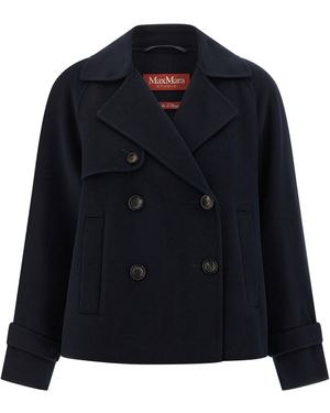 Max Mara 'Nupar' Coat - Blue