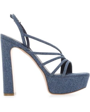 Le Silla Denim Scarlet Freund Sandalen Sandalen - Blau