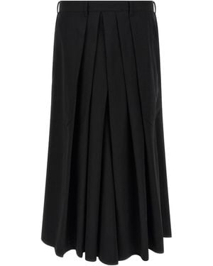 Yohji Yamamoto Hakama' Trousers - Black