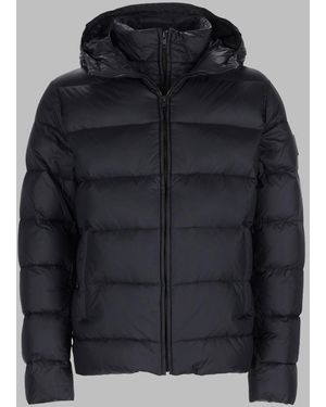 Fay Hooded Puffer Jacket - Black