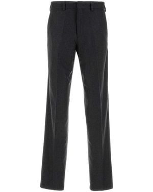 Fendi Dark Stretch Cashmere Pant - Black