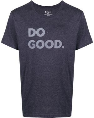 COTOPAXI Doe Een Goed T -shirt - Blauw
