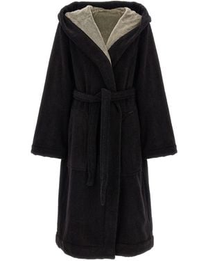 Rick Owens 'beach Robe' Badjas - Zwart
