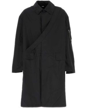 Random Identities Polyester Coat - Black