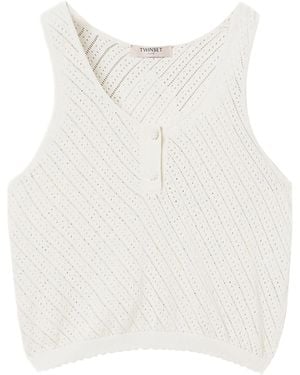 Twinset Top - White