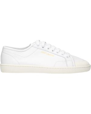 Saint Laurent Sneakers Greenwich With Skin - White