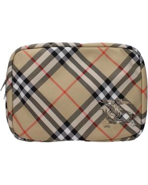 Burberry Beauty Case Fabric/Sand - Multicolour