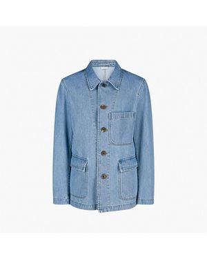 Dries Van Noten 02150 Braxton Denim 1552 M.W.Jacket - Blue