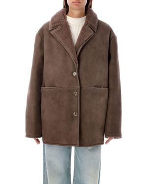 Loulou Coats Beige - Braun