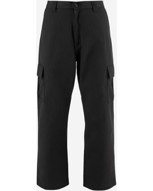 Carhartt Cotton Blend Cargo Trousers - Black