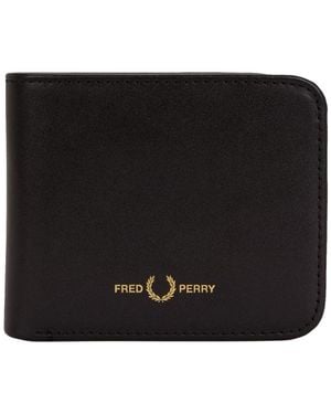 Fred Perry Leather Wallet - Black