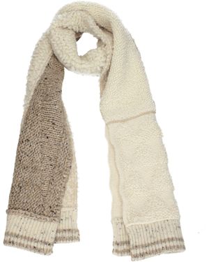 Bottega Veneta Mujeres 's Bufandas lana beige/natural - Blanco