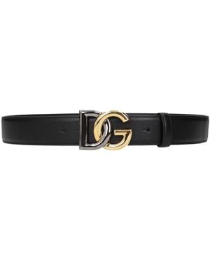 Dolce & Gabbana Belt Leather - Black