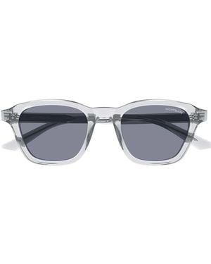 Montblanc Sonnenbrille MB0384 S 004 Grau/Graue Männer