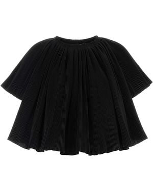 Co. Crinkle Cut Top - Black