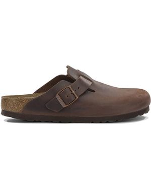 Birkenstock Leather Eva Loafers - Brown
