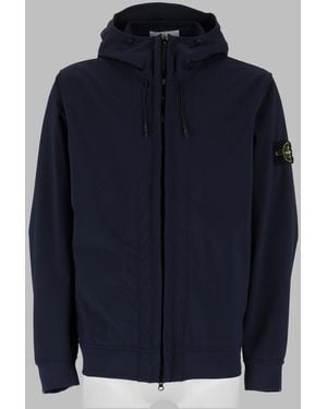 Stone Island Technical Two-Layer Jacket - Blue
