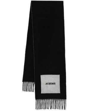 Jacquemus L'Écharpe Rond Carré Schal - Schwarz