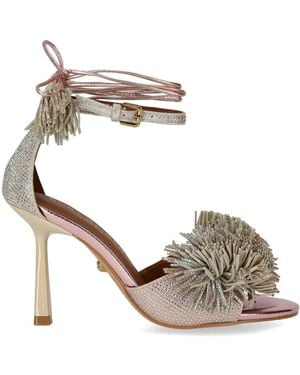 Kurt Geiger Pom Pom Sandal - Gray