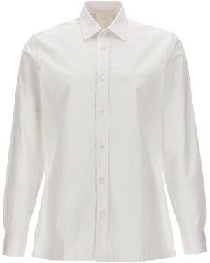 Givenchy Logo Embroidery Shirt - White