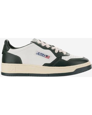 Autry Medalist Farbblock -Sneaker - Rot