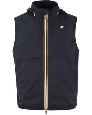 K-Way Valen Technical Fabric Waistcoat - Blue