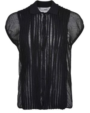 SOLOTRE Chemise solaire faite d'un mélange de coton - Noir