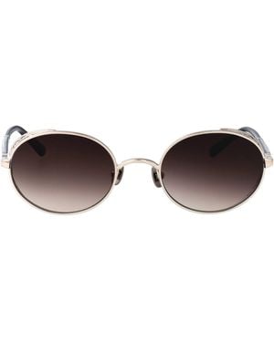 Matsuda Round Sunglasses M3137.Sg Pw Smk - Brown