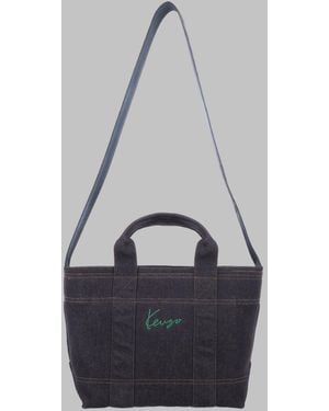 KENZO Borsa Tote Tulip" Small - Blue