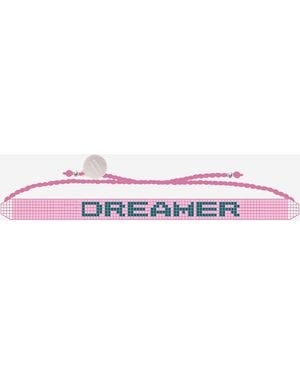 Sorbet Island Glass Pearl Bracelet - Pink