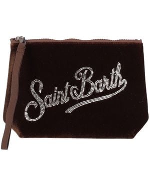 MC2 Saint Barth Aline Velvet 19 Strass - Schwarz