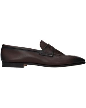 Church's Moccasins/Burnt Leather - Black