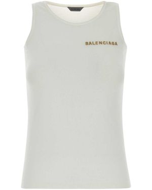 Balenciaga Tank Top - White