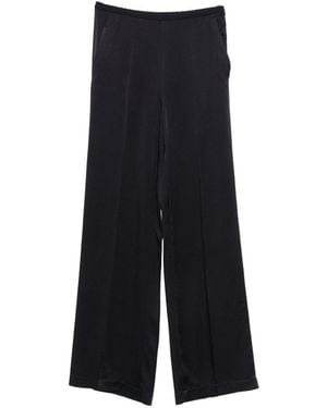 forte_forte High-Waisted Trousers - Blue