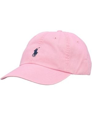 Polo Ralph Lauren Baseball Cap With Logo Embroidery - Pink