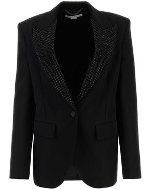 Stella McCartney Black Wool Blazer - Zwart