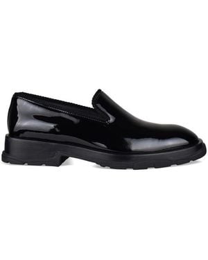 McQueen Alexander Mc Queen Slip On Tread Loafers - Black