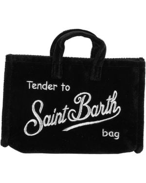 MC2 Saint Barth Phone Bag Velvet 00 Emb - Black