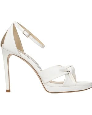 Jimmy Choo Sandals Leather/Milk - White