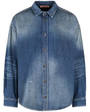 Acne Studios Cotton Shirt - Blue