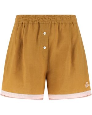 Marni Shorts Mit Elastischem Bund - Gelb