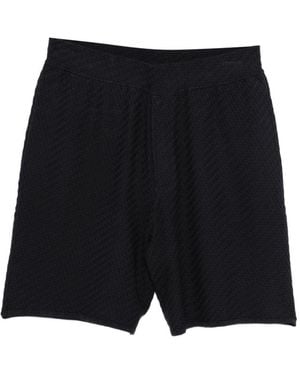 Emporio Armani Bermuda Trousers - Black